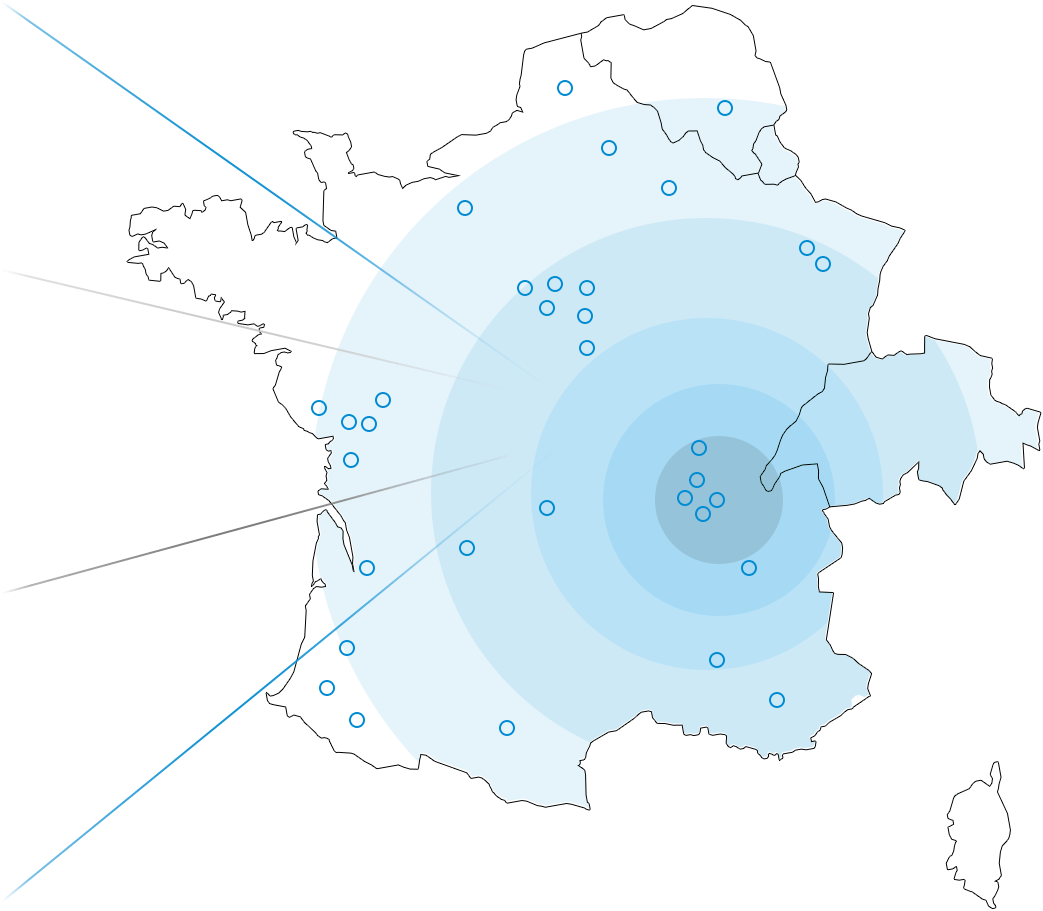 Réalisations SERRE en France, Suisse, Belgique et Luxembourg