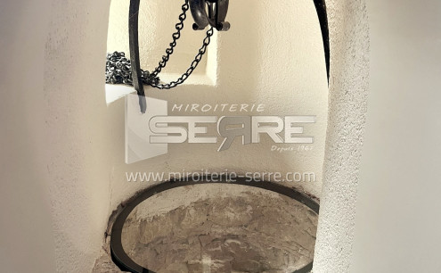 Découpe à la demande puit de verre dans un château à Trévoux (01)
