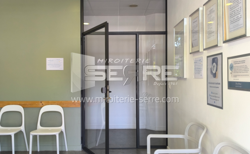 Verrière intérieure sur-mesure en Acier à Fontaine-Saint-Martin (69)