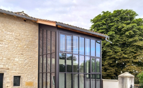 Mur-rideau acier & verre – Pommiers (69)