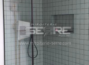 Paroi de douche sur mesure proche de la Clusaz(74)