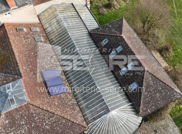Rénovation intégrale d'une verrière de toiture traditionnelle dans un château à Mâcon (71).