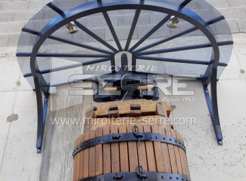 Verre armé installé sur une marquise à La Chapelle de Guinchay (71)