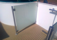 Remplacement verre de pares douches pour le bateau AMADEUS Provence