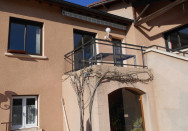 Garde-corps terrasse en plexiglass sur mesure proche de Mâcon (71)