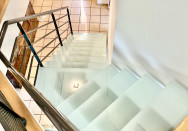 Marches d'escalier intérieur sur-mesure en verre à Fareins (01)