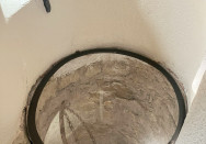 Découpe à la demande puit de verre dans un château à Trévoux (01)