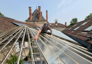 Rénovation intégrale d'une verrière de toiture traditionnelle dans un château à Mâcon (71).